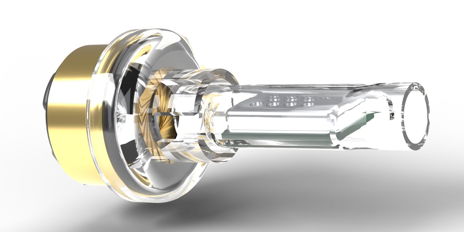 Render of the Voix acoustic assembly: the xMEMS Muir driver coupled to a tuned chamber.
